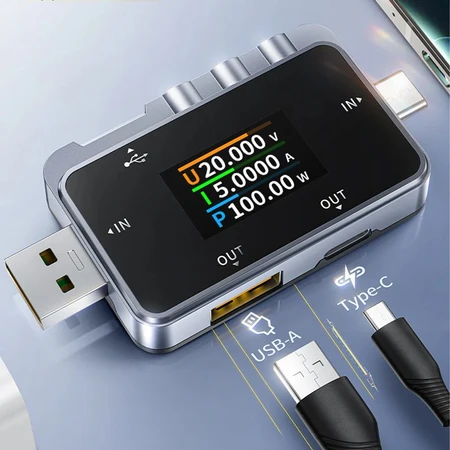 USB testeris, 156 W matuoklis FNIRSI FNAC-28