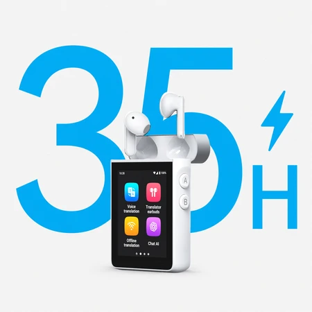 Vertėjas su ausinėmis Wooask A9 Wi-Fi