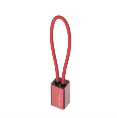 USB-A + Lightning laidas su LDNIO LC98 raktų pakabuku