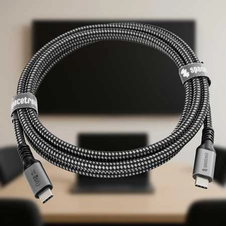 USB-C 4.0 laidas, 40 Gb/s, Spacetronik, 1,8 m, 240 W