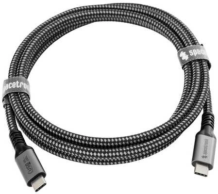 USB-C 4.0 laidas, 40 Gb/s, Spacetronik, 1,8 m, 240 W