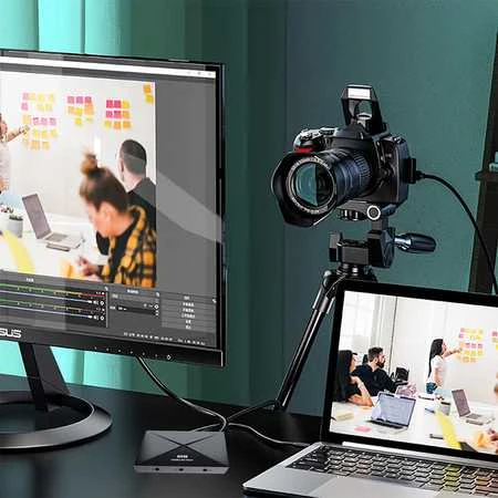 USB C tipo 4K vaizdo įrašymo įrenginys „Ezcap333“