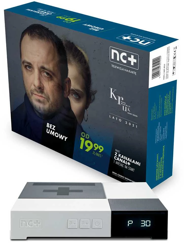 Oem NC+ išankstinio mokėjimo TV paslauga su Start+ BG5 paketu
