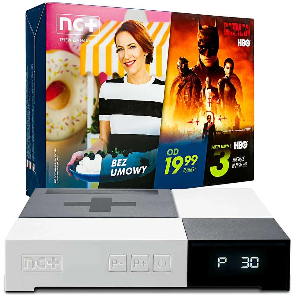 Usługa Oem NC+ išankstinio mokėjimo TV paslauga su HBO paketu, skirta Start+ BG5