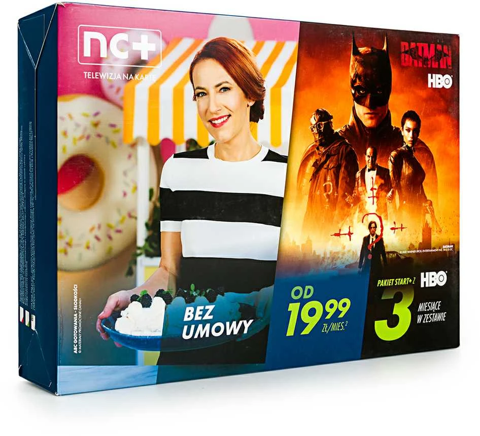 Usługa Oem NC+ išankstinio mokėjimo TV paslauga su HBO paketu, skirta Start+ BG5