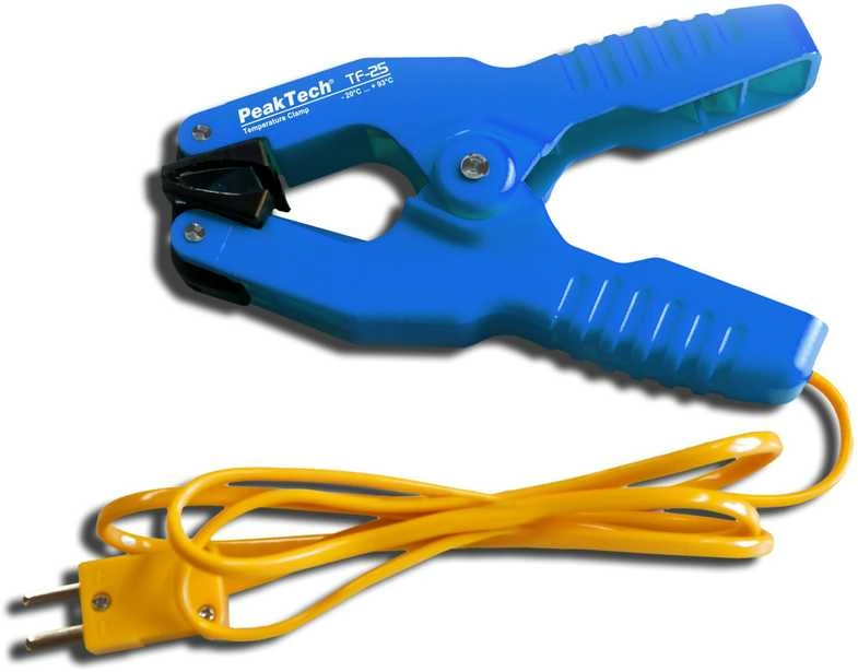 Vamzdžio temperatūros zondas. K tipo PeakTech TF-25 žarnos