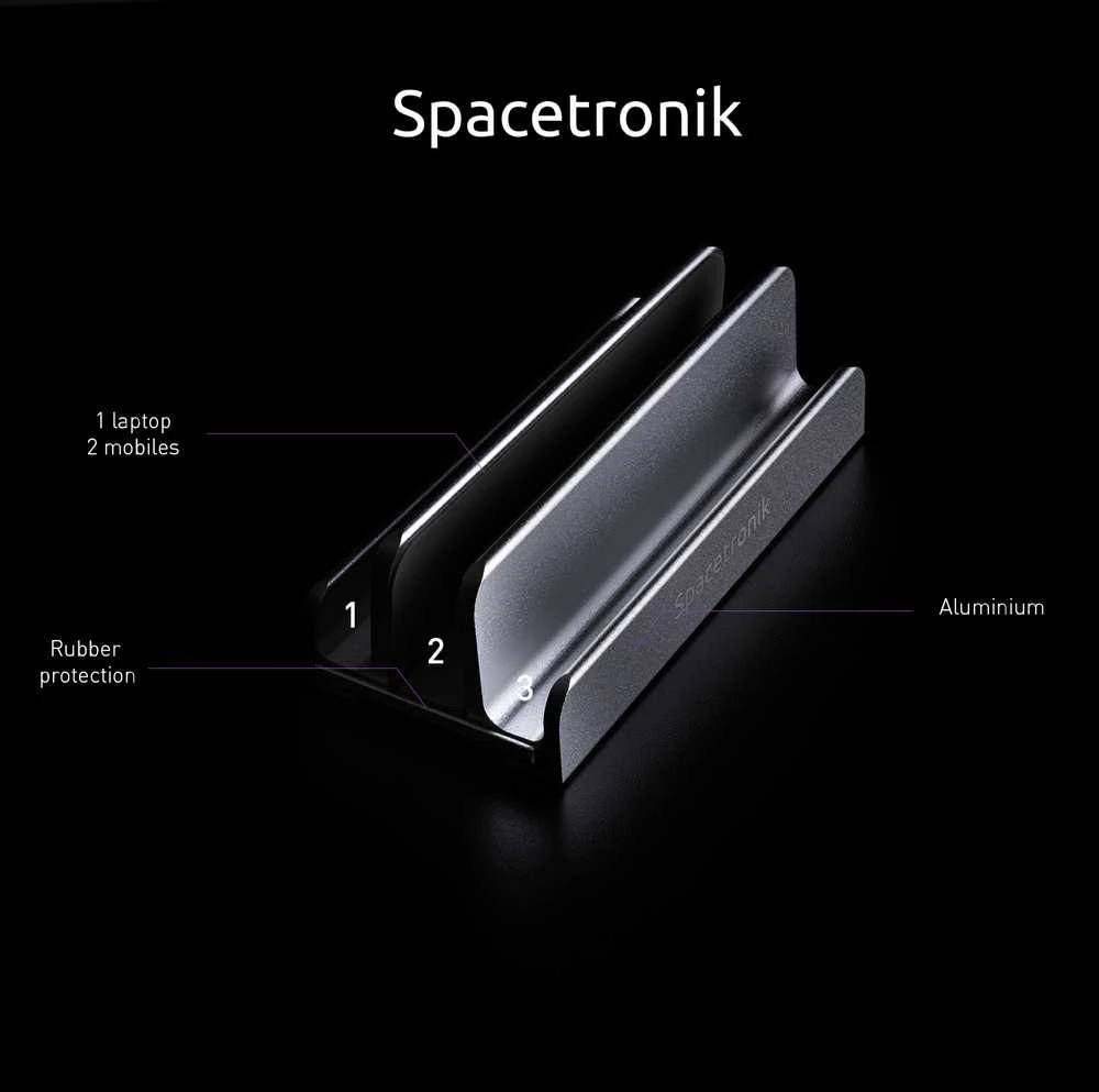 Vertikalus nešiojamojo kompiuterio stovas Spacetronik SPP-111S
