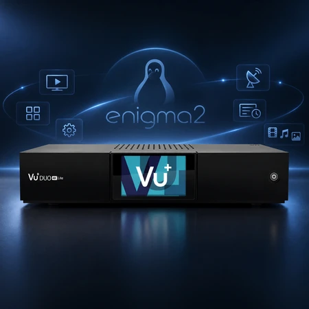 VU+ DUO 4K Lite 1x DVB-S2X FBC dvigubas imtuvas