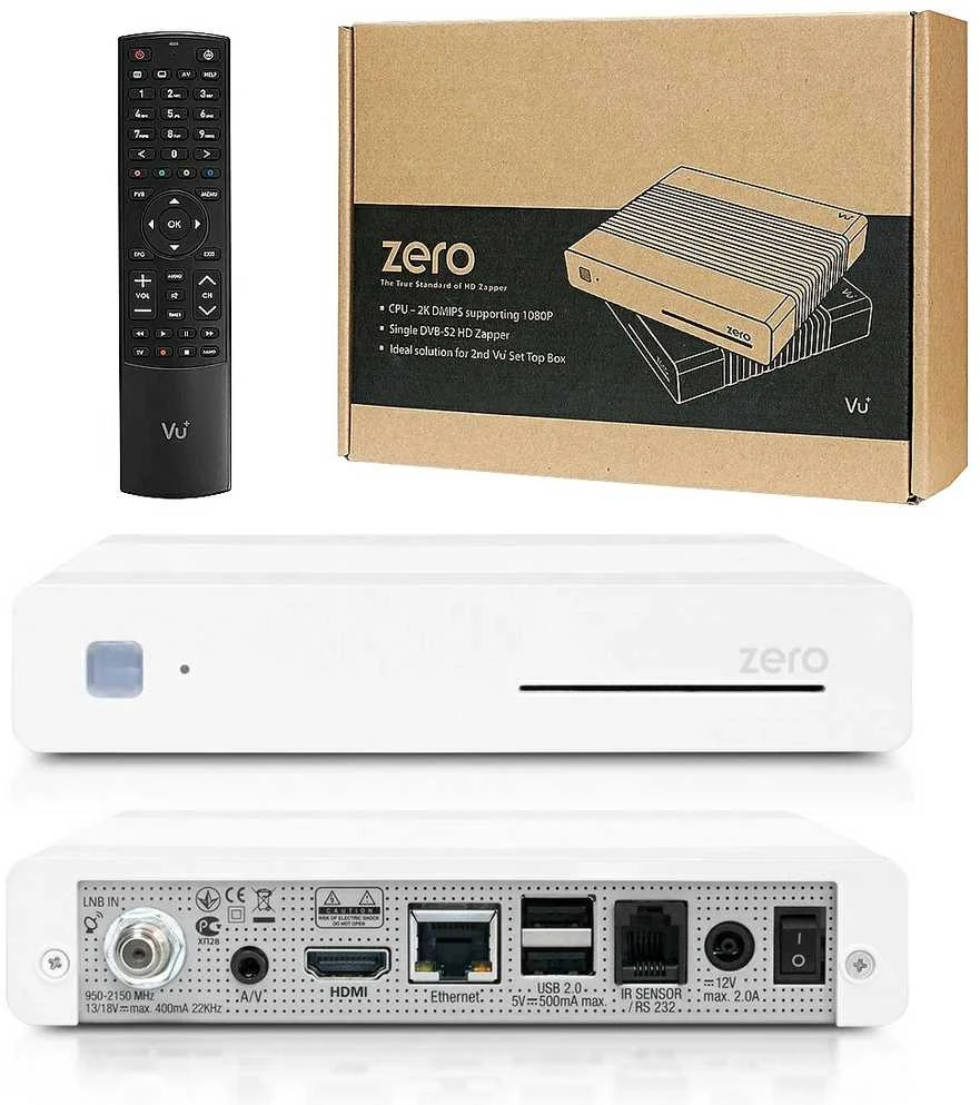 VU+ Zero rev. 2 HEVC H.265 Baltas Linux Enigma2