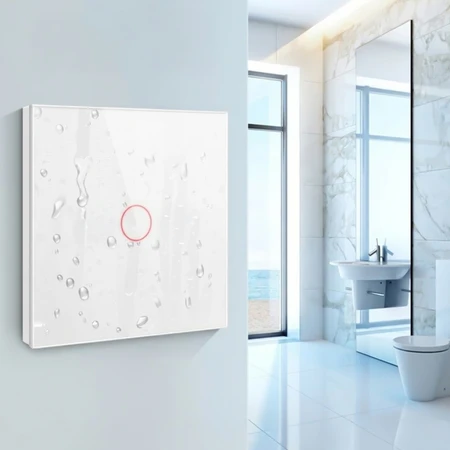 Išmanusis šviesos jungiklis ZigBee Avatto ZTS02-EU-W1 Vienpusis TUYA (balta)