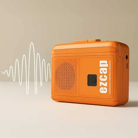 Diktofonas „Walkman“ su balso įrašymo įrenginiu ir diktofonu EZCAP247
