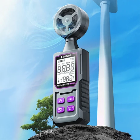 Skaitmeninis anemometras su termometru SP-ET01