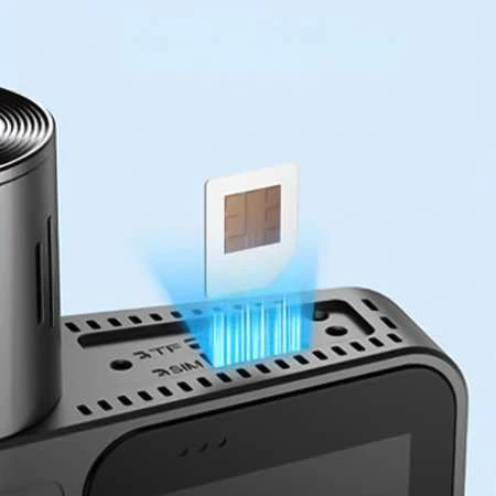 Vaizdo stebėjimo įrenginys 2K 3 kanalų 4G WiFi GPS AZDOME S58