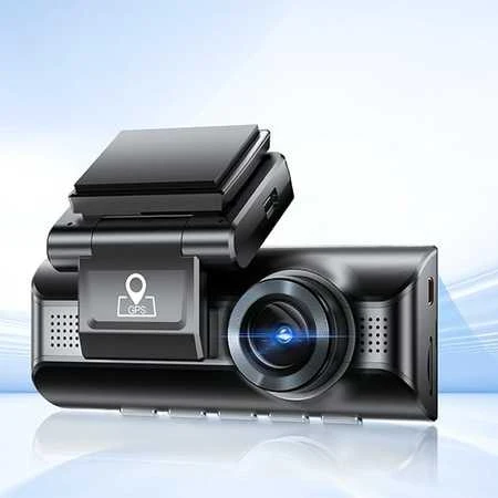 AZDome M550 Max 4K 2160p + 1080p + 2.5K, GPS, Wi-Fi - vaizdo registratorius su priekine, salono ir galine kameromis
