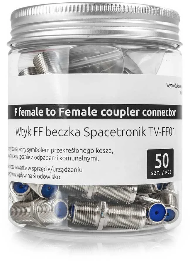 FF statinės kištukas HQ Spacetronik TV-FF01 Dėžutė 50 vnt