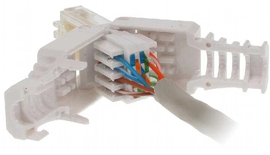 Goobay 68859 RJ45 tinklo jungtis be įrankių CAT 5e UTP neekranuota