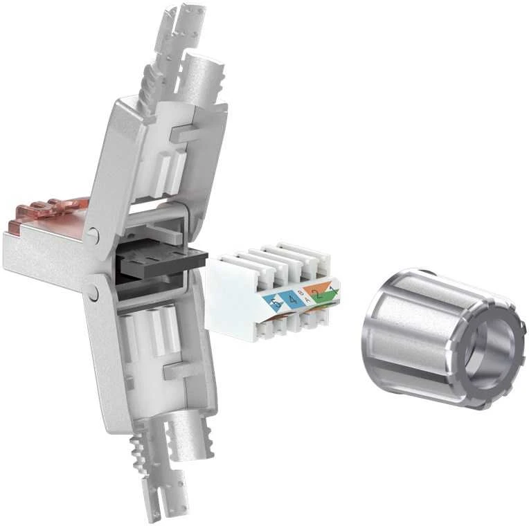 Goobay susuktas RJ45 8P8C CAT6 STP tinklo kištukas