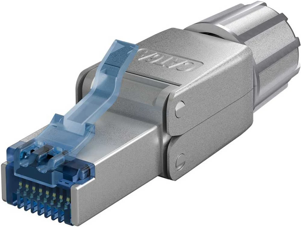 RJ45 8P8C CAT6A STP susuktas tinklo kištukas Goobay