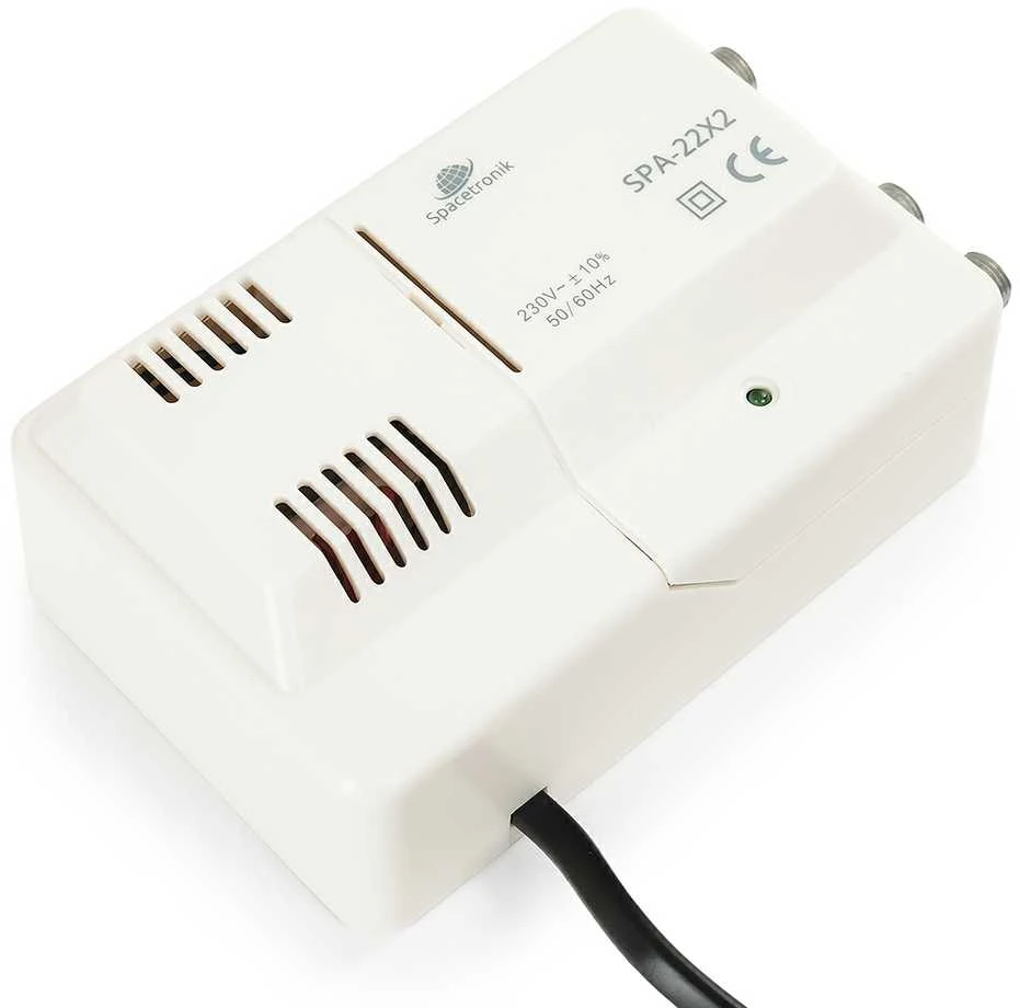 Spacetronik SPA-22X2 FM/VHF UHF 12V TV stiprintuvas