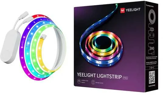 „Yeelight LED Lightstrip Pro“ prailgintuvas 1 m, 2,1 W, WLAN, „Bluetooth“
