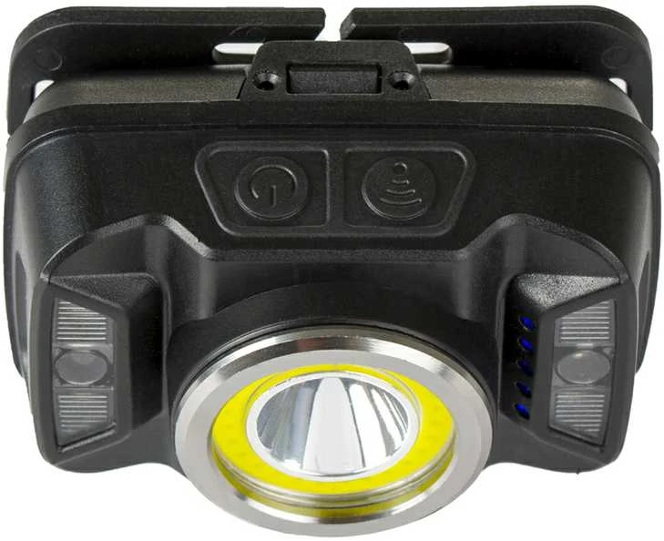 LED priekinis žibintas įkraunamas priekinis žibintas su judesio jutikliu XTE 5W+COB 10W VA0025 VAYOX