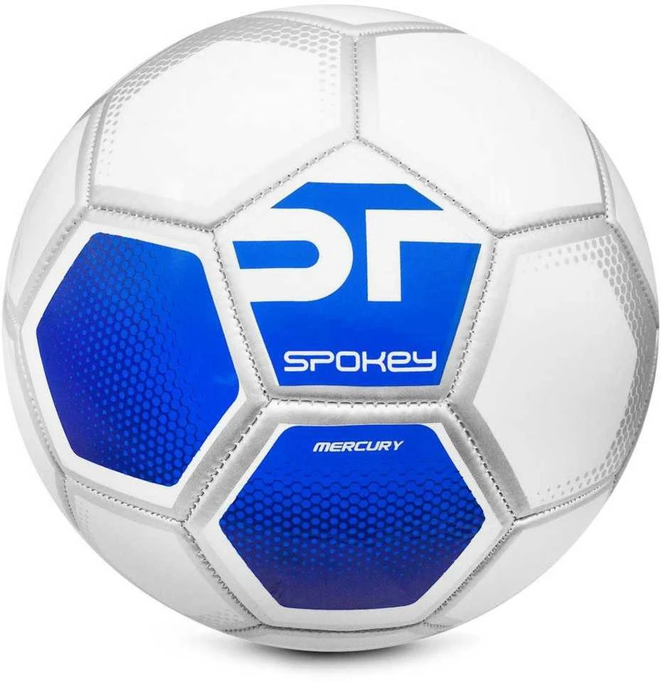 Futbolo Kamuolys Spokey MERCURY, Balta - Mėlyna