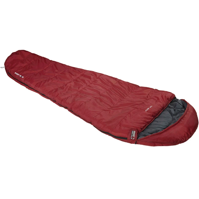Miegmaišis High Peak TR 300 230x85x55 cm Bordo Pilkos Spalvos 23066