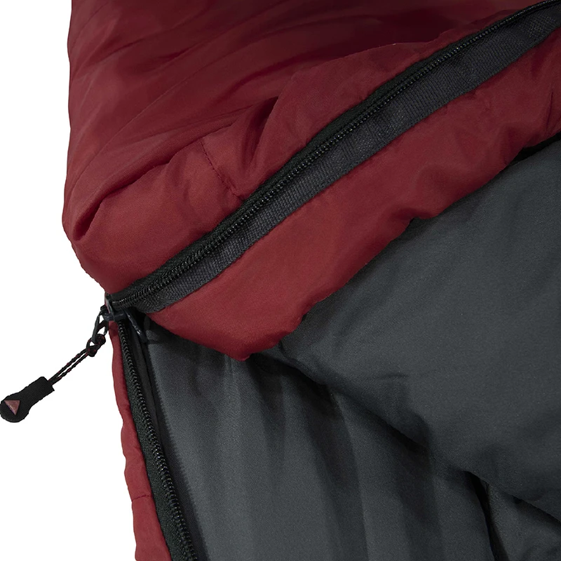Miegmaišis High Peak TR 300 230x85x55 cm Bordo Pilkos Spalvos 23066