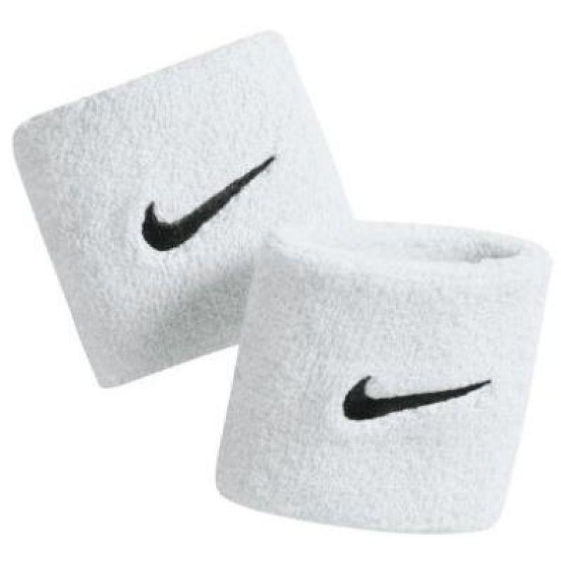 Nike Football Riešinės sportui Nike Swoosh baltos 2vnt. NN04101