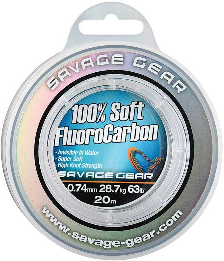 Savage Gear Fluorokarboninis Valas SG Soft 0.60mm 20m 21.6kg