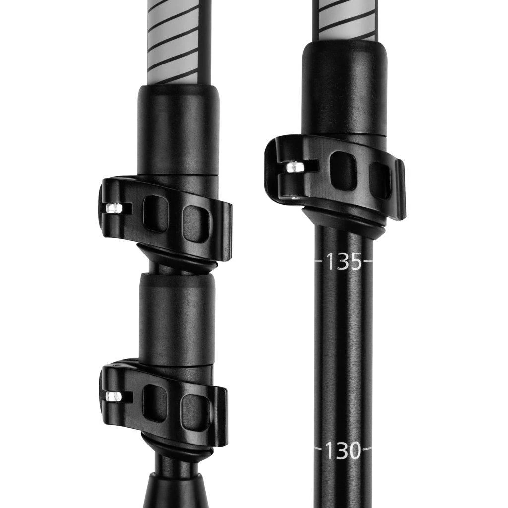 Trekingo lazdos Spokey Zion 929460, pilka/juoda