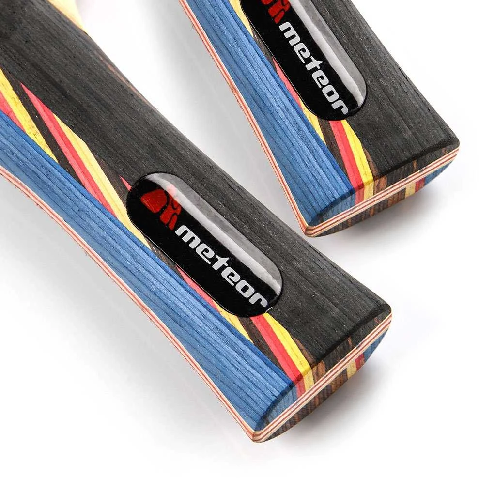 Stalo Teniso Rinkinys METEOR MISTRAL***, 2 Raketės ir 3 Kamuoliukai