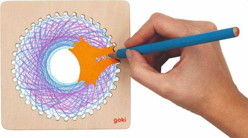 Goki Mokymosi žaidimas - BE PAVADINIMO - Spirografas - Geometriniai piešiniai - Mišrus - 3 metai ir vyresni