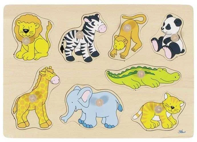 GOKI - Zoologijos sodo gyvūnai, iškeliama dėlionė - (57874)