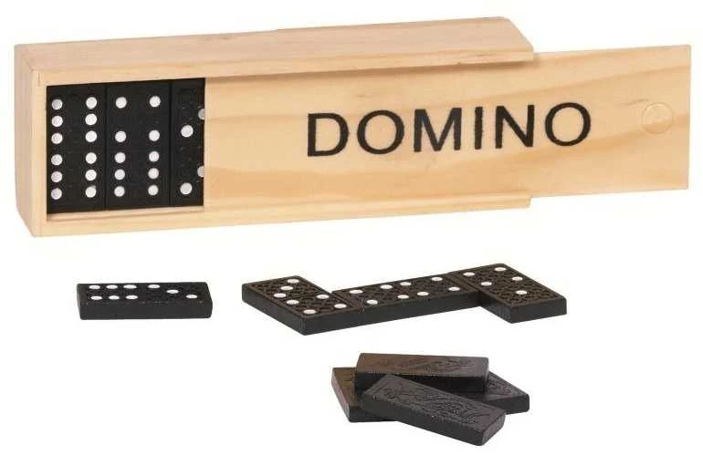 Goki Domino žaidimas medinėje dėžutėje (28 detalės)