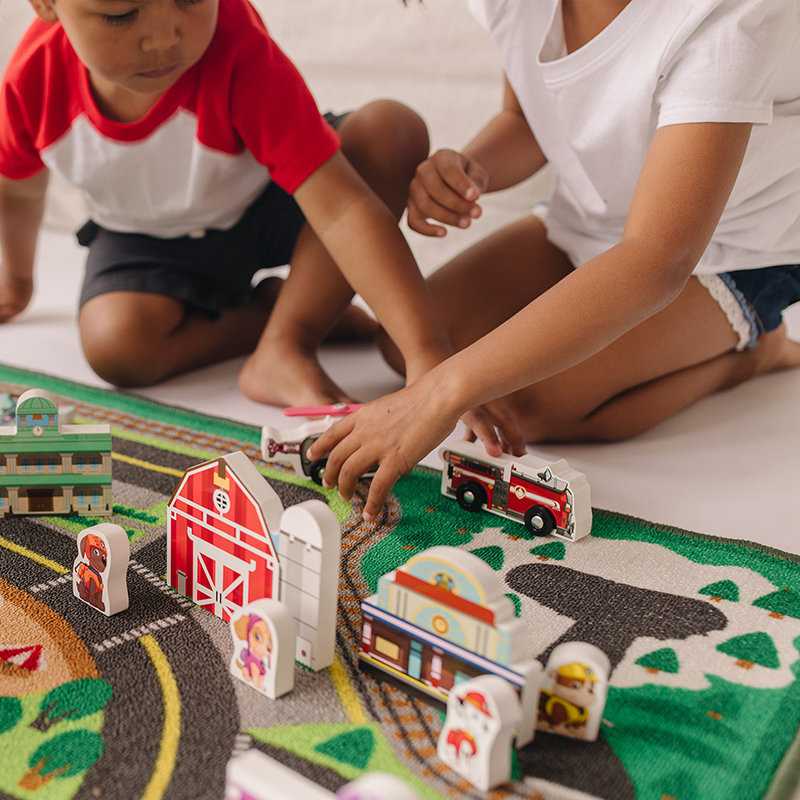Bez Marki Žaidimų kilimėlis su figūrėlėmis Melissa&Doug Paw Patrol