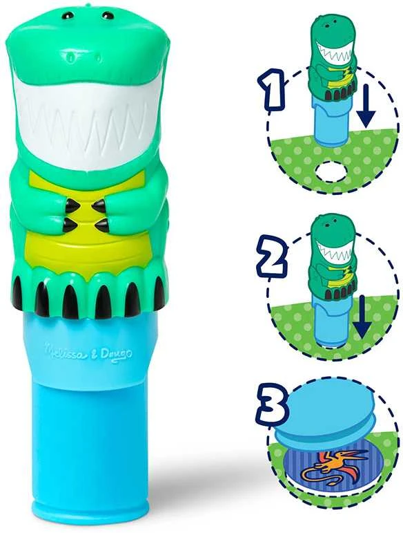 MELISSA & DOUG „Sticker WOW!“ veiklos knygelė „Dinozauras“