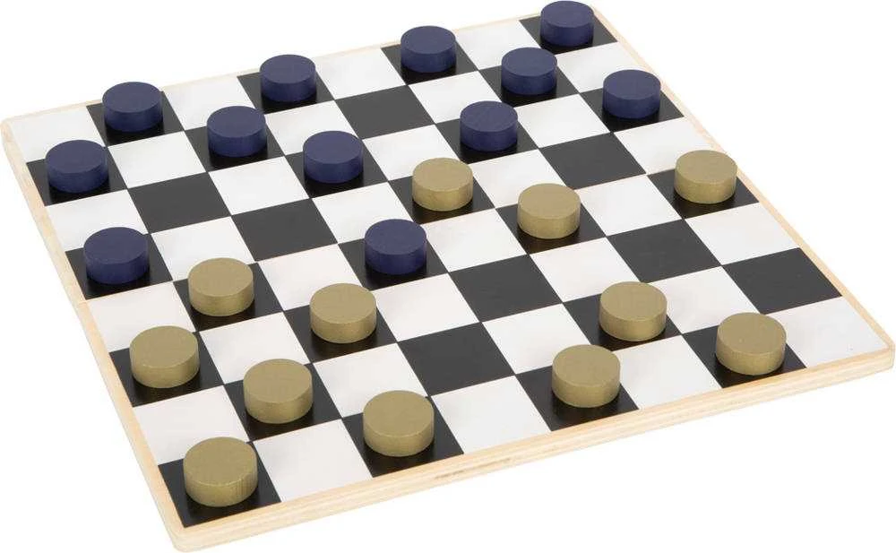 Small Foot Rinkinys mediniai stalo žaidimai 3in1 šachmatų šaškės Backgammon Dėlionės žaidimas