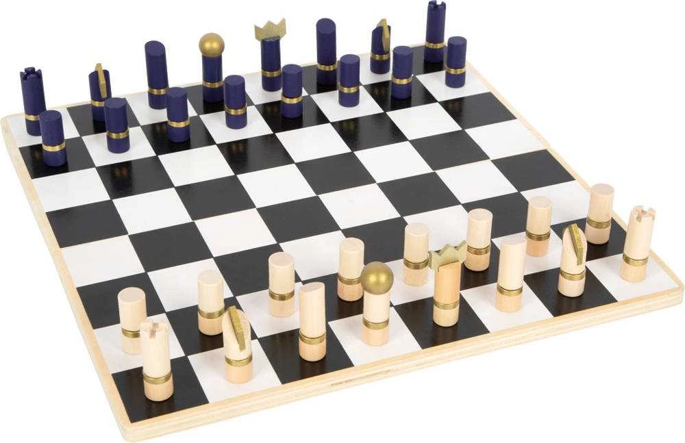 Small Foot Rinkinys mediniai stalo žaidimai 3in1 šachmatų šaškės Backgammon Dėlionės žaidimas