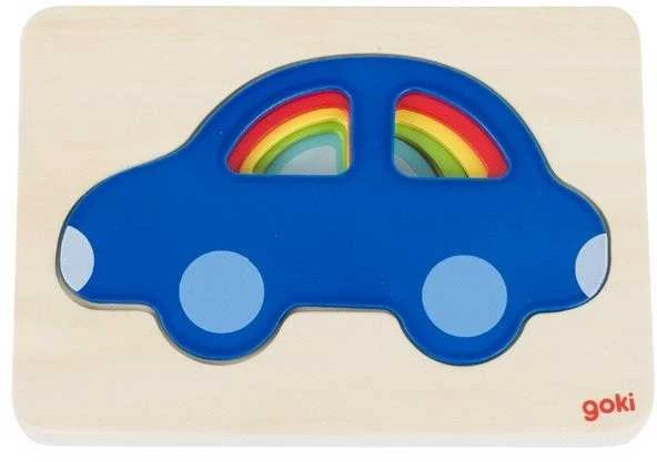 Goki sluoksniuota dėlionė – žaislinis automobilis (221582)