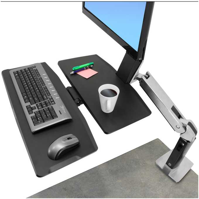 Laikiklis also ERGOTRON WorkFit-A II LD 5 colių keltuvas Al
