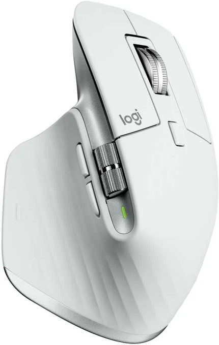 Belaidė pelė Logitech MX Master 3S, šviesiai pilka aprašymas - Prekės nuotrauka