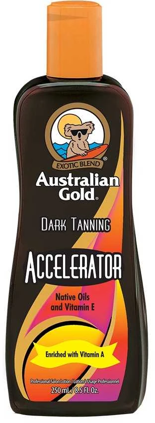 Australian Gold Accelerator kremas deginimuisi soliariume, 250ml