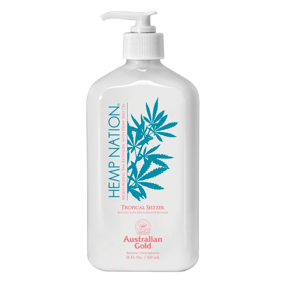 Australian Gold Hemp Nation Tropical Seltzer kasdienis kūno kremas, 535ml