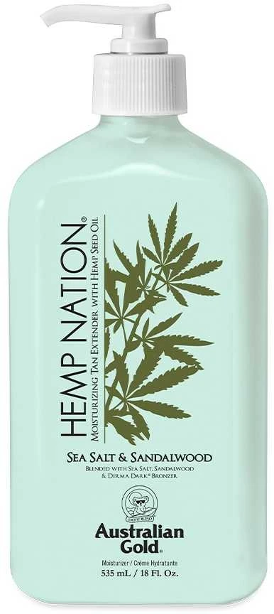 Australian Gold Hemp Nation Sea Salt & Sandalwood kasdienis kūno kremas, 535 ml