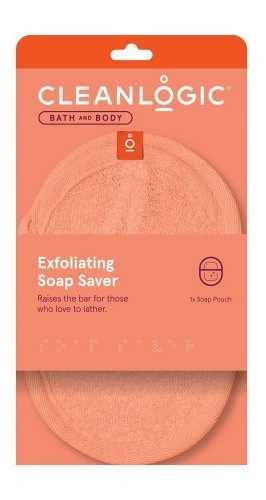 Cleanlogic Bath & Body Exfoliating Soap Saver šveičiamoji kempinė muilui