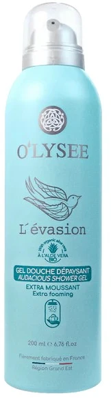 O'LYSEE Švelni valomoji dušo želė-putos L'Évasion, 200ml