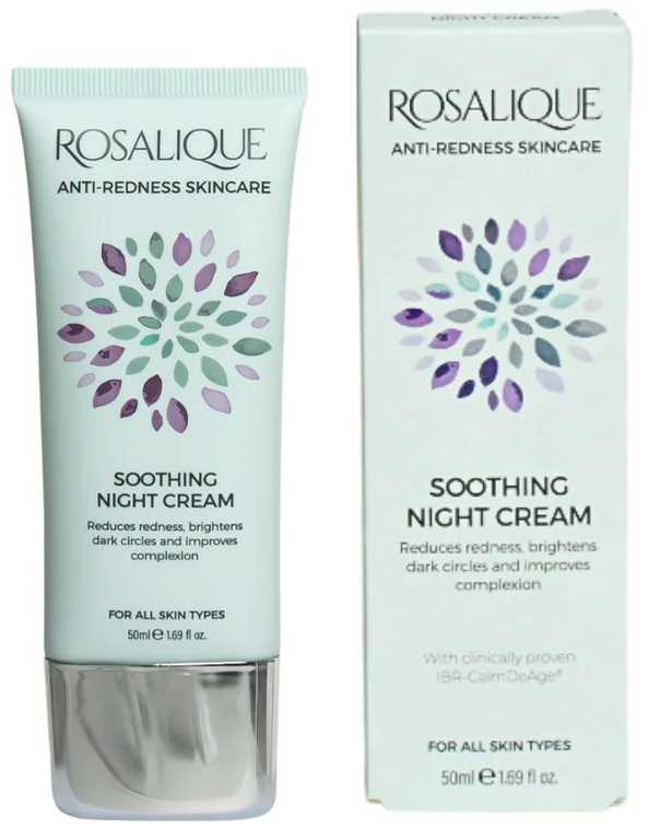 ROSALIQUE Raminamasis naktinis kremas jautriai odai (raminamasis naktinis kremas) 50 ml