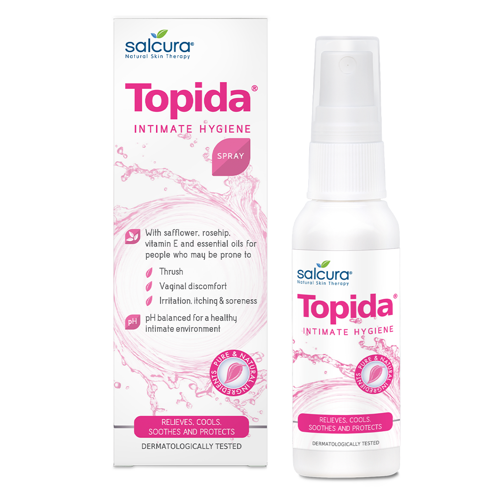 Salcura Topida Intimate Hygiene Purškiklis intymios higienos purškiama priemonė, 50ml