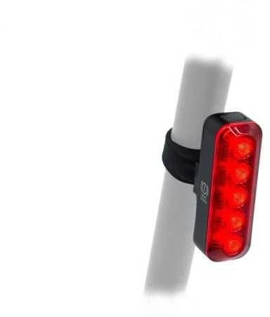 Author Rear Light XYRIUS Brake USB 400lm(juodas/red-lens)